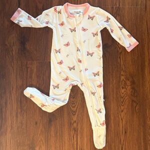 Kyte BABY Butterfly Zippered Footie